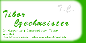 tibor czechmeister business card